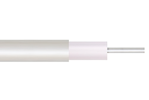 Low Loss .070 Semi-Rigid Coax Cable, Tin Plated Copper Outer Conductor, Microporous PTFE 76.5 pct VoP Dielectric, Straight Sections