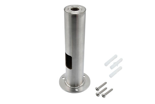 Pedestal Style Marine Antenna Mount, Anti Corrosion Stainless Steel, 1"-14 Female Threads