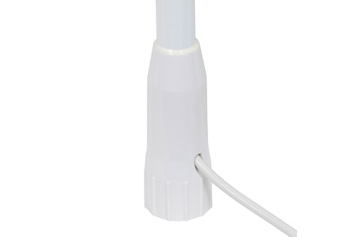 156 to 163 MHz, Omni Marine Antenna, 3.5 dBi, UHF Female (PL259) Connector, White, Fiberglass Radome, Vertical Polarization