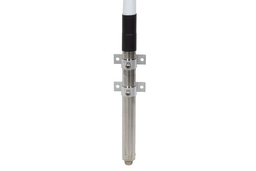 156 to 163 MHz, Omni Marine Antenna, 6.5 dBi, UHF Female (SO239) Connector, White, Fiberglass Radome, Vertical Polarization