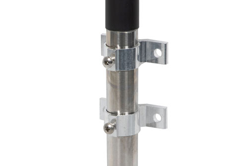 156 to 163 MHz, Omni Marine Antenna, 6.5 dBi, UHF Female (SO239) Connector, White, Fiberglass Radome, Vertical Polarization