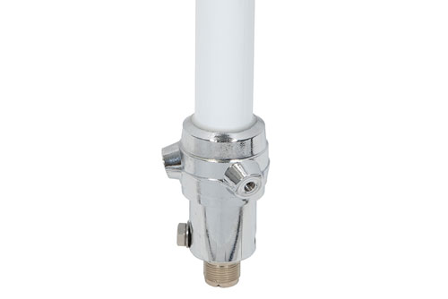 156 to 163 MHz, Omni Marine Antenna, 7 dBi, UHF Female (SO239) Connector, White, Fiberglass Radome, Vertical Polarization
