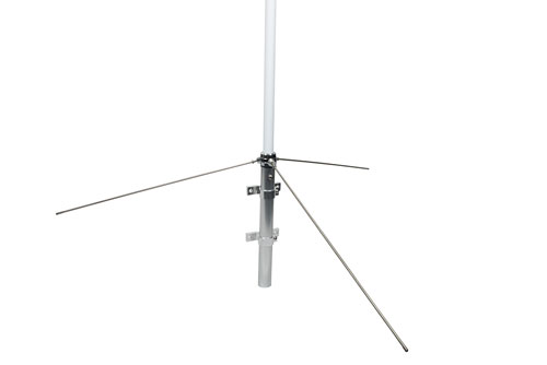 156 to 163 MHz, Omni Marine Antenna, 7 dBi, UHF Female (SO239) Connector, White, Fiberglass Radome, Vertical Polarization