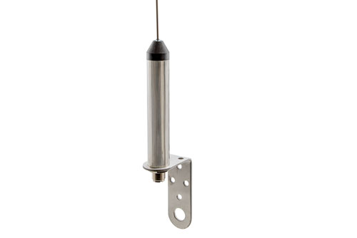 156 to 163 MHz, Omni Marine Antenna, 3.5 dBi, UHF Female (SO239) Connector, White, Stainless Steel Radome, Vertical Polarization