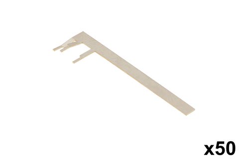 2400-2500 MHz, 2 dBi, Stamped Metal AP/Router Embedded Antenna-50 Pack