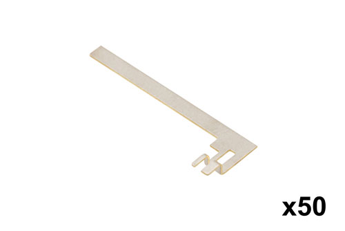 2400-2500 MHz, 2 dBi, Stamped Metal AP/Router Embedded Antenna-50 Pack