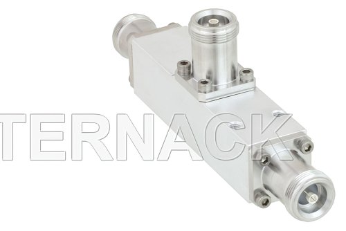 Low PIM 8 dB 4.1/9.5 Mini DIN Unequal Tapper From 350 MHz to 5.85 GHz Rated to 300 Watts