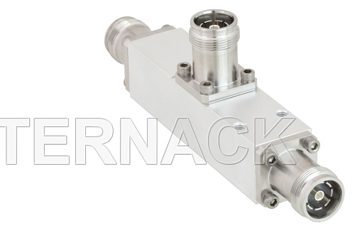Low PIM 10 dB 4.3-10 Unequal Tapper From 350 MHz to 5.85 GHz Rated to 300 Watts