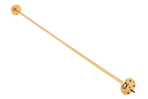 WR-6 Straight Waveguide Section 12 Inch Length, UG-387/U-Mod Round Cover Flange from 110 GHz to 170 GHz
