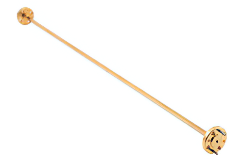 WR-8 Straight Waveguide Section 12 Inch Length, UG-387/U-Mod Round Cover Flange from 90 GHz to 140 GHz