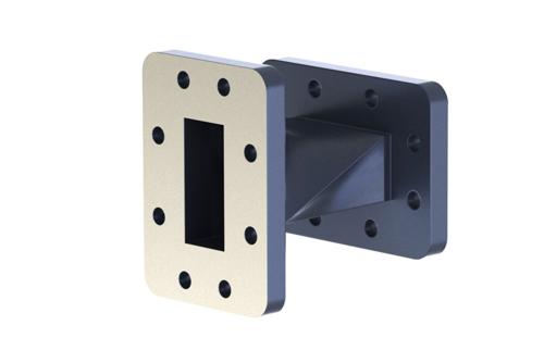 WR-137 90 Degree Right-Hand  Waveguide Twist With a FDP70 Flange Operating From 5.38 GHz to 8.17 GHz