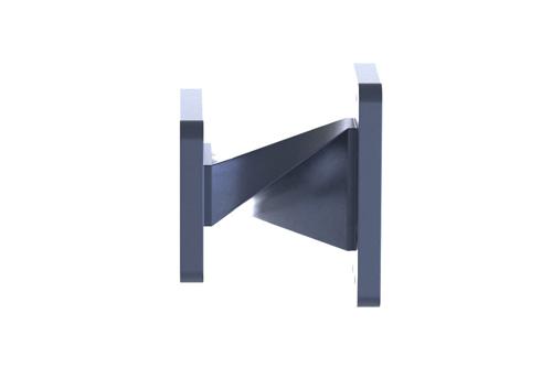WR-137 90 Degree Right-Hand  Waveguide Twist With a FDP70 Flange Operating From 5.38 GHz to 8.17 GHz