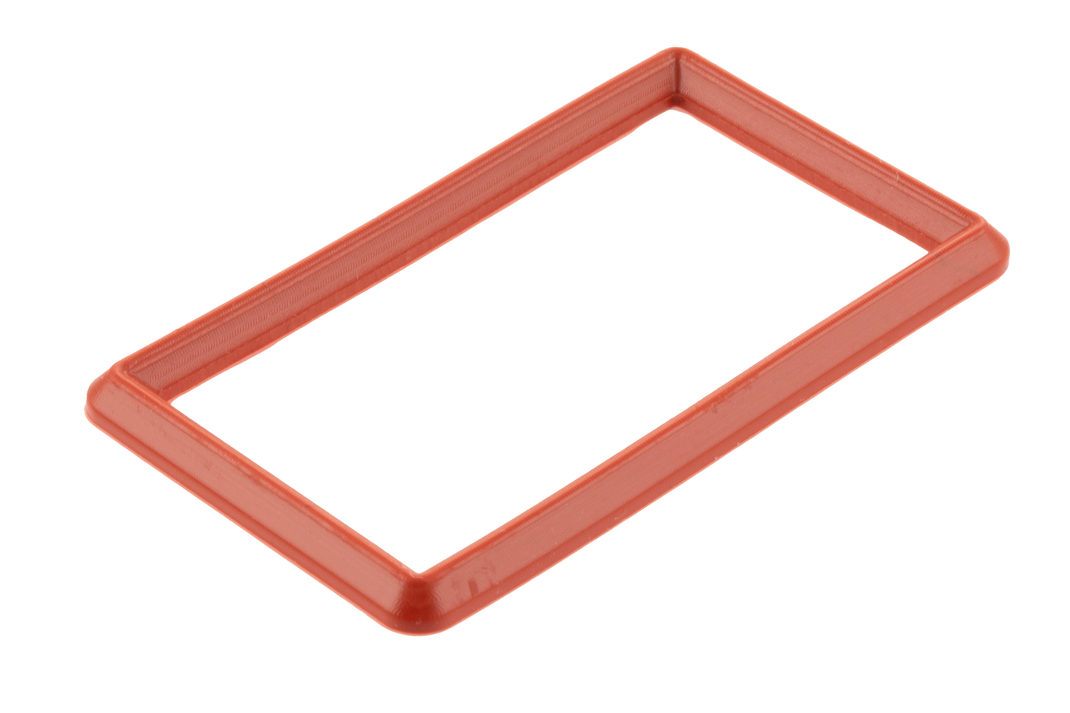 WR-187 Waveguide Gasket For CPR-187G Flange, Non-Conductive Silicone Elastomer
