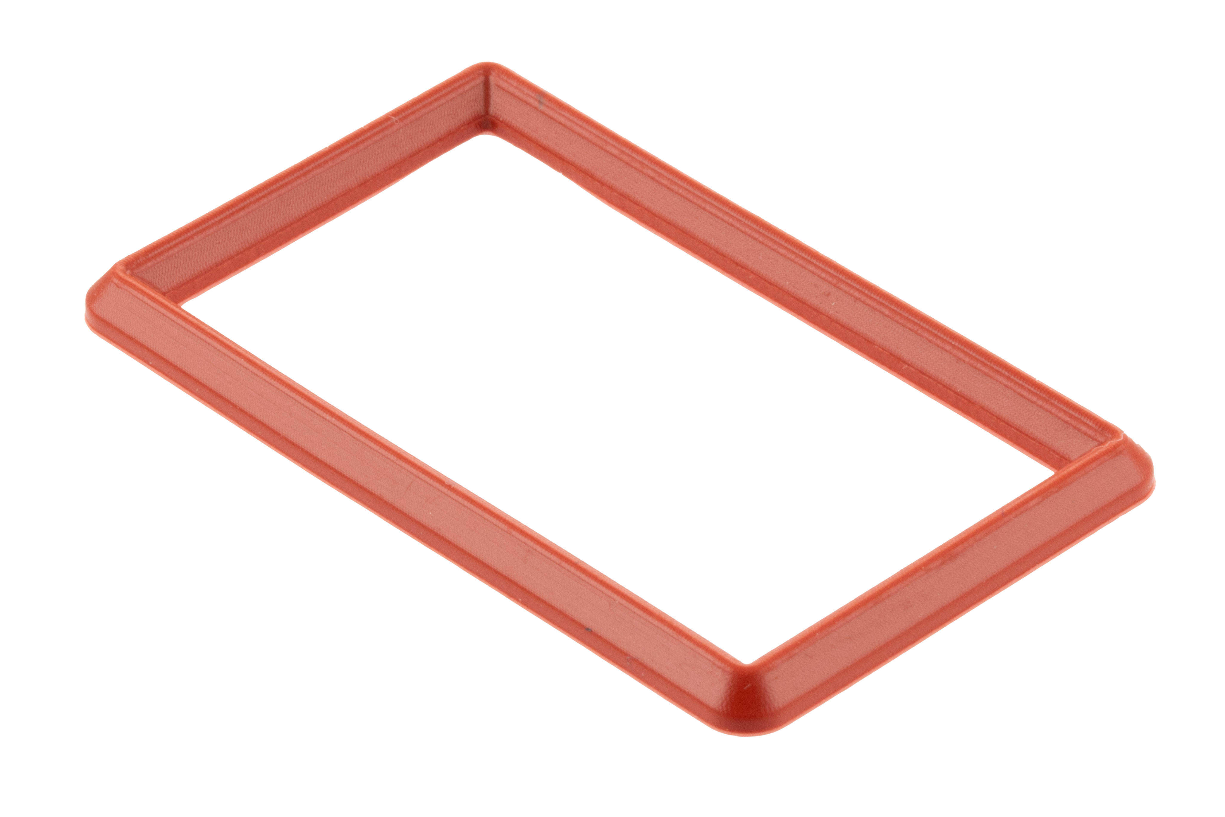WR-187 Waveguide Gasket For CPR-187G Flange, Non-Conductive Silicone Elastomer