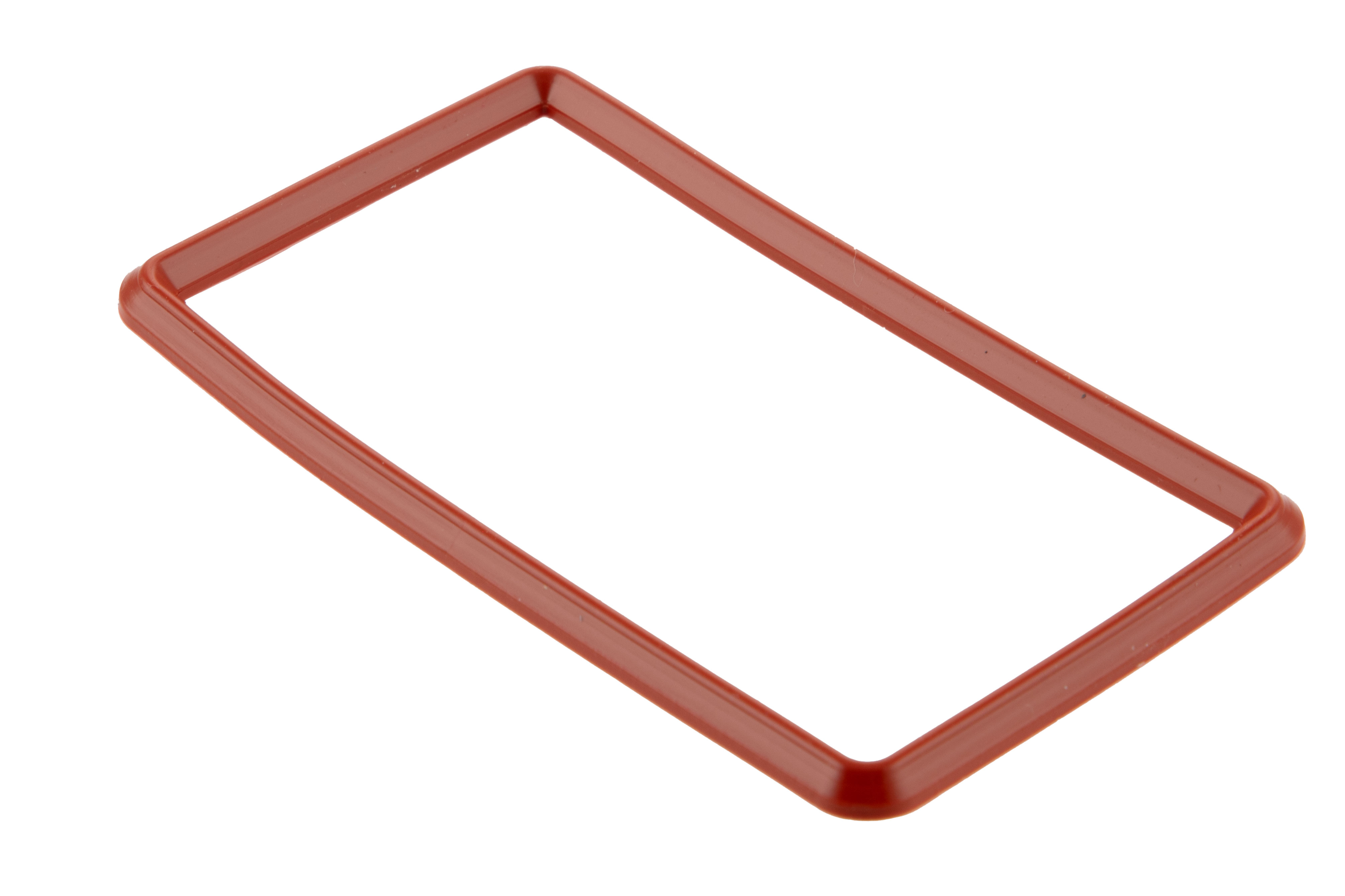 WR-284 Waveguide Gasket For CPR-284G Flange, Non-Conductive Silicone Elastomer