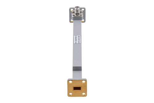 WR-28 Waveguide 10 dB Broadwall Coupler, UG Cover Flange, 2.92mm Female Coupled Port, 26.5 GHz to 40 GHz, Copper