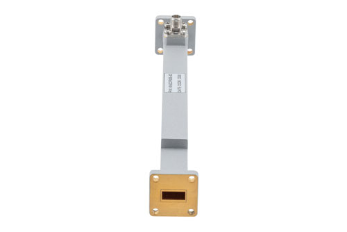 WR-42 Waveguide 30 dB Broadwall Coupler, UG Cover Flange, 2.92mm Female Coupled Port, 17.6 GHz to 26.7 GHz, Copper
