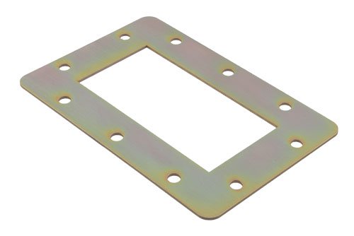 WR-430 Waveguide Shim, CPR-430F Flange Configuration, Frequency Range: 1.72 GHz to 2.61 GHz, 2 mm Thick Aluminum Construction
