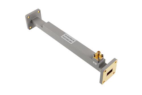 WR-51 Waveguide 30 dB Broadwall Coupler, UG Square Flange, 2.92mm Female Coupling Port, 14.5 GHz to 22 GHz, Brass