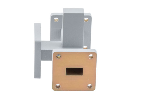 2 Way WR-51 Waveguide Power Divider UG Square Cover Flange From 17.7 GHz to 21.2 GHz, Aluminum