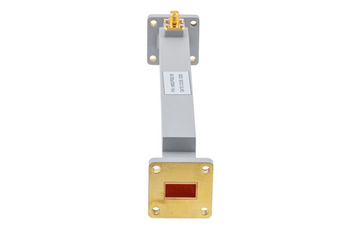 WR-62 Waveguide 30 dB Broadwall Coupler, UG Cover Flange, SMA Female Coupled Port, 11.9 GHz to 18 GHz, Copper