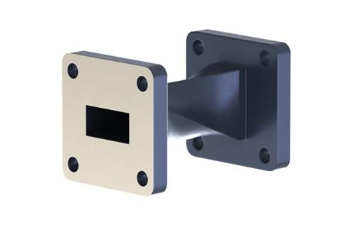 WR-62 90 Degree Right-Hand  Waveguide Twist With a FBP140 Flange Operating From 11.9 GHz to 18 GHz