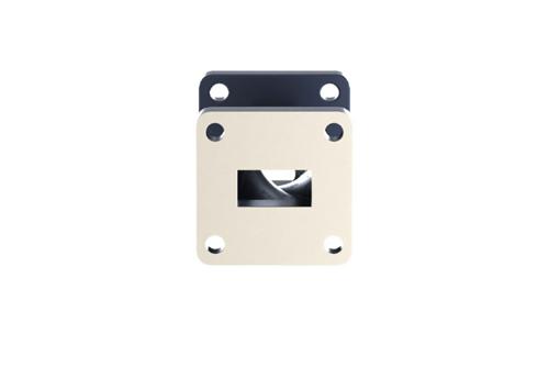 WR-62 90 Degree Right-Hand  Waveguide Twist With a FBP140 Flange Operating From 11.9 GHz to 18 GHz