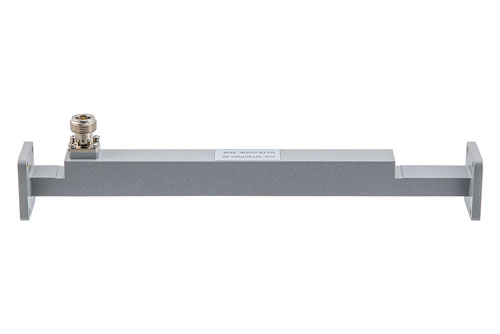 WR-75 Waveguide 30 dB Broadwall Coupler, UG Cover Flange, N-Type Female Coupled Port, 9.84 GHz to 15 GHz, Copper