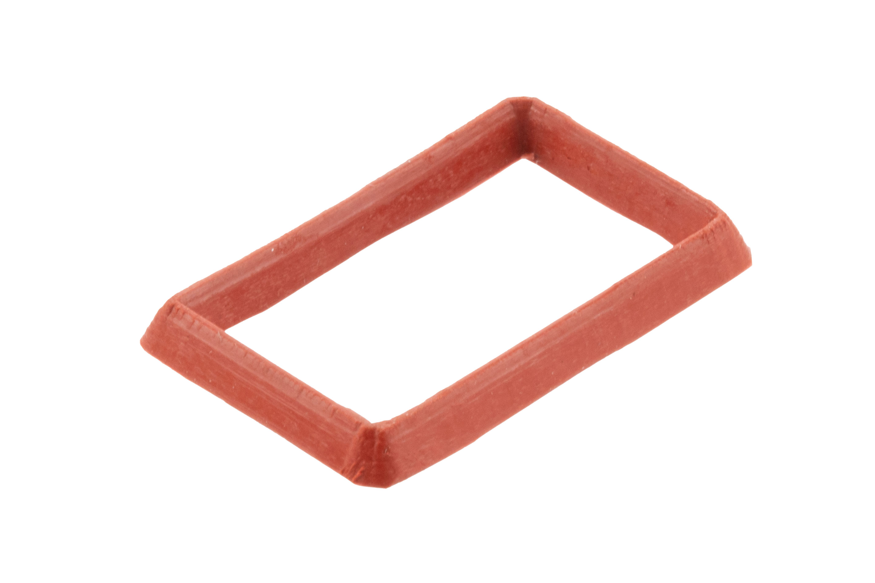 WR-90 Waveguide Gasket For CPR-90G Flange, Non-Conductive Silicone Elastomer