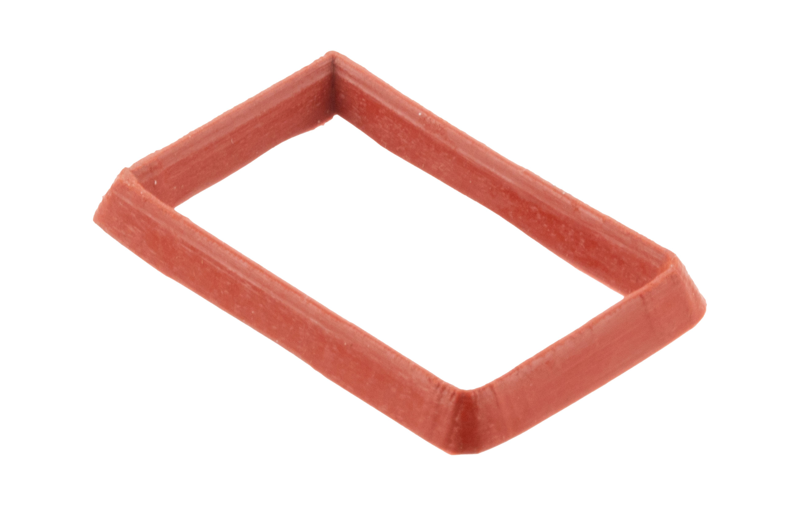 WR-90 Waveguide Gasket For CPR-90G Flange, Non-Conductive Silicone Elastomer