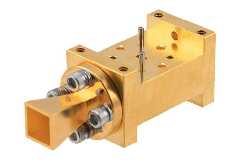 WR-12 Waveguide Dual Polarized Horn Antenna, 60 GHz to 90 GHz Frequency Range, 15 dBi Nominal Gain, UG-387/U Flange