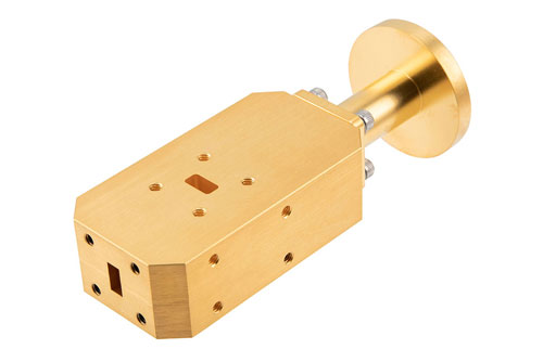 WR-28 Waveguide Dual Polarized Horn Antenna, 24 GHz to 42 GHz Frequency Range, 10 dBi Nominal Gain, UG-599/U Flange