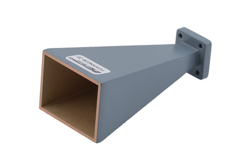 WR-28 Waveguide Antenna, 26.5 GHz to 40 GHz Frequency Range, 20 dBi Gain, UG-599/U Flange