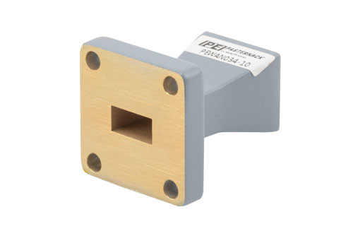 WR-34 Standard Gain Horn Antenna Operating From 22 GHz to 33 GHz, 10 dBi Nominal Gain, UG-1530/U Flange