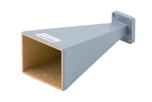 WR-34 Standard Gain Horn Antenna Operating From 22 GHz to 33 GHz, 20 dBi Nominal Gain, UG-1530/U Flange