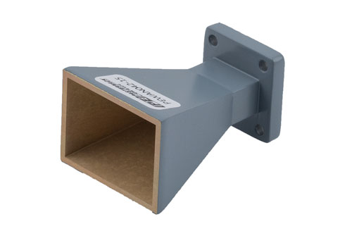 WR-42 Waveguide Antenna, 18 GHz to 26.5 GHz Frequency Range, 15 dBi Gain, UG-597/U Flange