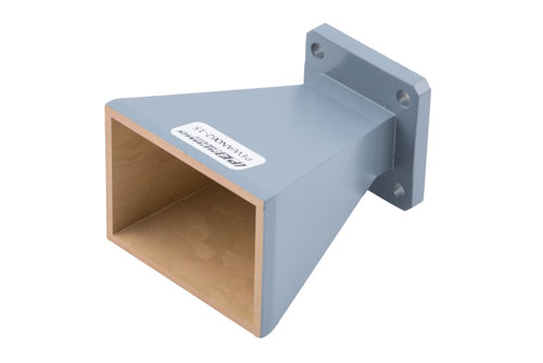 WR-62 Waveguide Antenna, 12.4 GHz to 18 GHz Frequency Range, 15 dBi Gain,