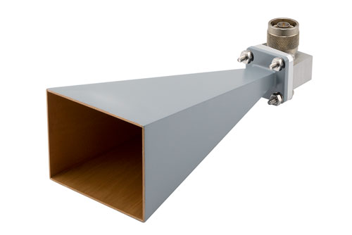 WR-62 Standard Gain Horn with 20 dBi gain, N Male connector