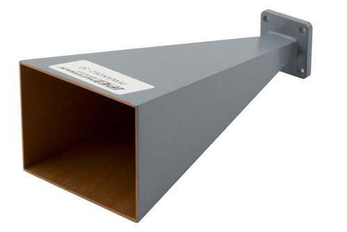 WR-62 Waveguide Antenna, 12.4 GHz to 18 GHz Frequency Range, 20 dBi Gain,