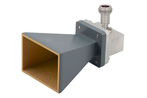 WR-75 Standard Gain Horn with 15 dBi gain, N Female connector