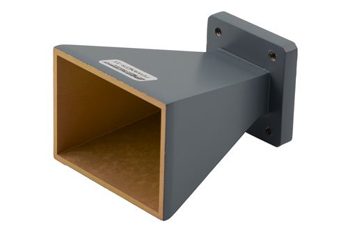 WR-75 Waveguide Antenna, 10 GHz to 15 GHz Frequency Range, 15 dBi Gain,