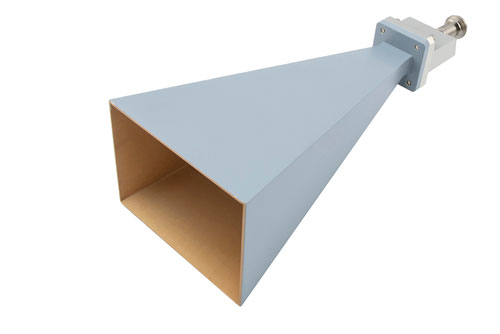 WR-75 Standard Gain Horn with 20 dBi gain, End Launch N Female connector