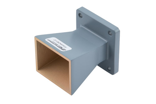 WR-90 Waveguide Antenna, 8.2 GHz to 12.4 GHz Frequency Range, 10 dBi Gain, UG-135/U Flange
