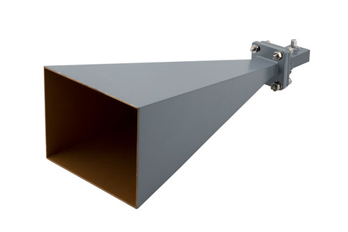 WR-90 Standard Gain Horn with 20 dBi gain, SMA Male connector
