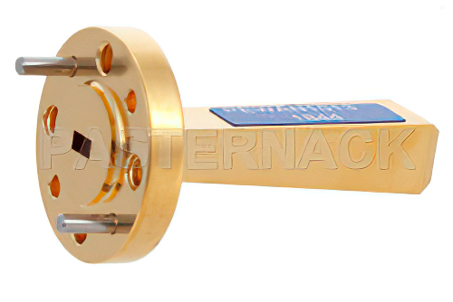 WR-12 Waveguide Standard Gain Horn Antenna Operating from 60 GHz to 90 GHz with a Nominal 10 dBi Gain with UG-387/U-Mod Round Cover Flange