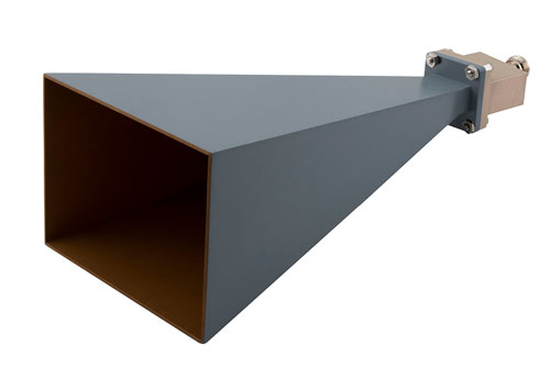WR-102 Standard Gain Horn with 20 dBi gain, End Launch N Female connector