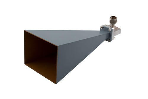 WR-102 Standard Gain Horn with 20 dBi gain, N Male connector