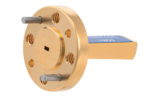 WR-6 Waveguide Standard Gain Horn Antenna Operating from 110 GHz to 170 GHz with a Nominal 10 dBi Gain with UG-387/U-Mod Round Cover Flange