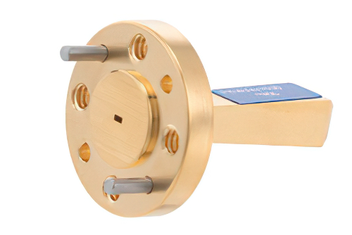 WR-5 Waveguide Standard Gain Horn Antenna Operating from 140 GHz to 220 GHz with a Nominal 15 dBi Gain with UG-387/U-Mod Round Cover Flange