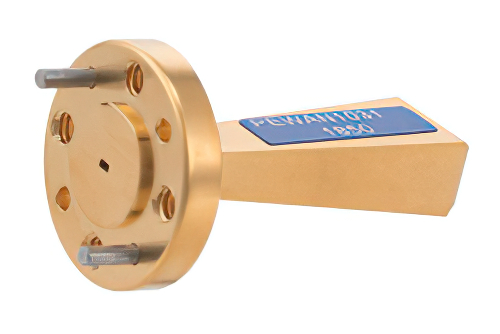 WR-5 Waveguide Standard Gain Horn Antenna Operating from 140 GHz to 220 GHz with a Nominal 20 dBi Gain with UG-387/U-Mod Round Cover Flange